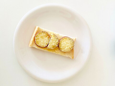 お手軽さつま芋のチーズトースト